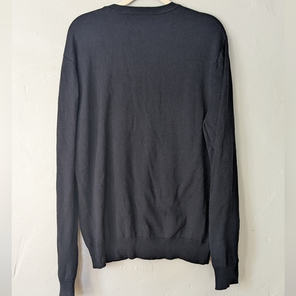 Penguin by Munsingwear Sweater Mens XL Pullover True Black V Neck NWT - Picture 4 of 5